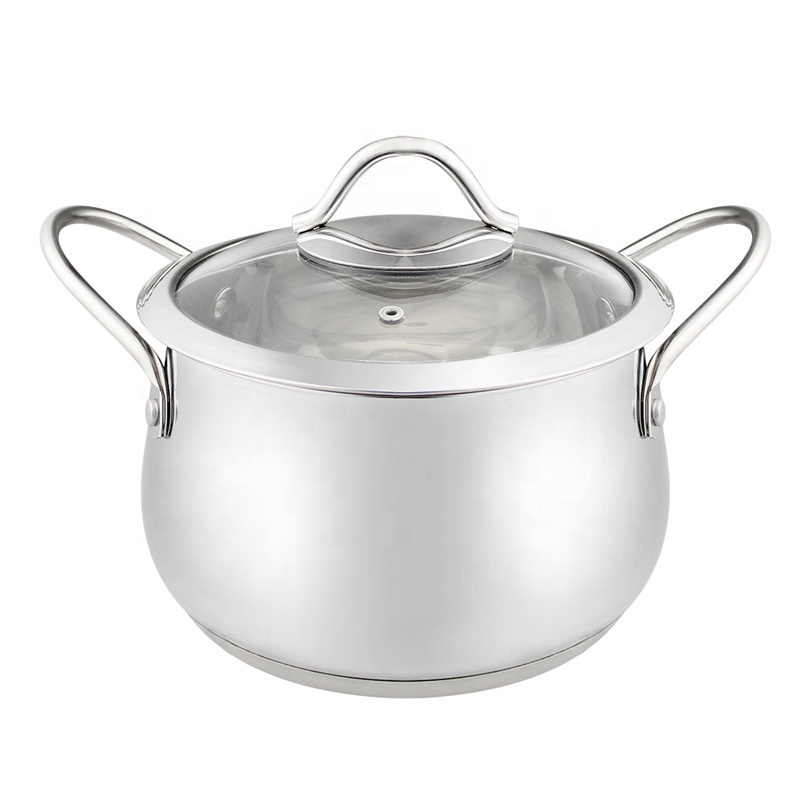 big cooking soup pot ketchin ware white private label cookware stainless steel pots