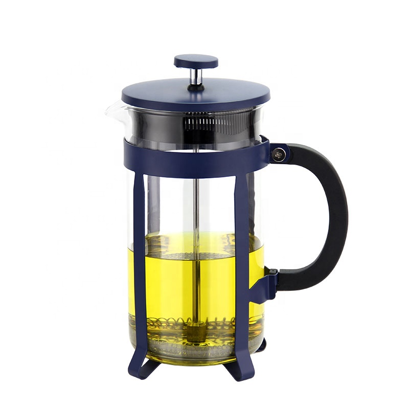 HausRoland tea maker 304 stainless steel 600ml glass camping travel coffee french press