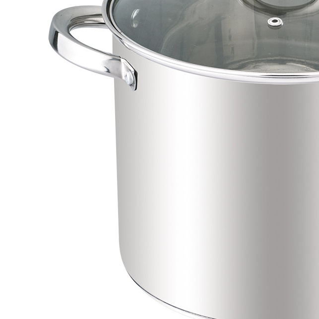 Heavy Duty Stainless Steel Restaurant Extra Large Capacity Cooking Pot And Pans