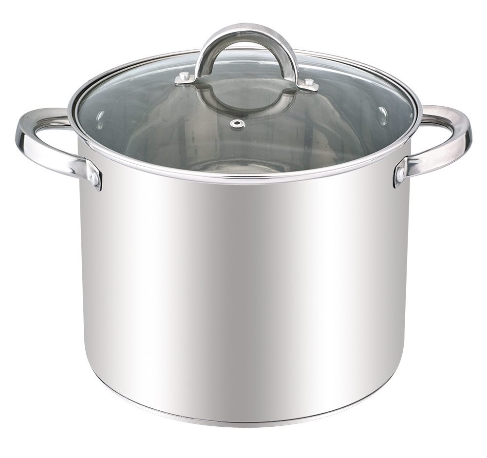 Heavy Duty Stainless Steel Restaurant Extra Large Capacity Cooking Pot And Pans