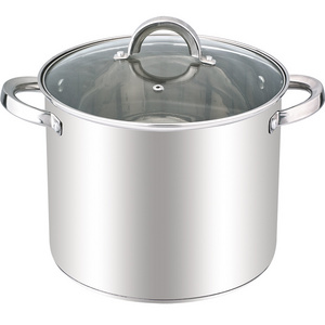 Heavy Duty Stainless Steel Restaurant Extra Large Capacity Cooking Pot And Pans