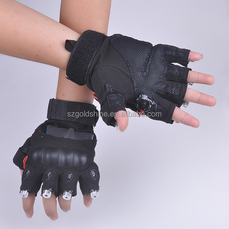 LED light up laser fingered glove party KTV nightclub bar laser gloves