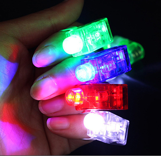 LED Light Up Party Supplies Finger Lights for Kids LED Finger Flashlight Light Up Finger Ring Toys Kids favor toys for Party