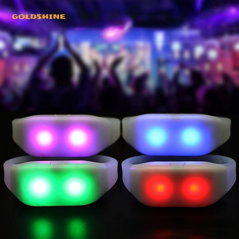 Remote Controlled LED Silicone Light Up Bracelets Wristband RGB Color Changing With 41Keys Luminous Wristbands For Clubs Concert