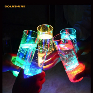 LED light-emitting cup seven color business party atmosphere layout props Glow Party In The Dark Water Liquid Activated