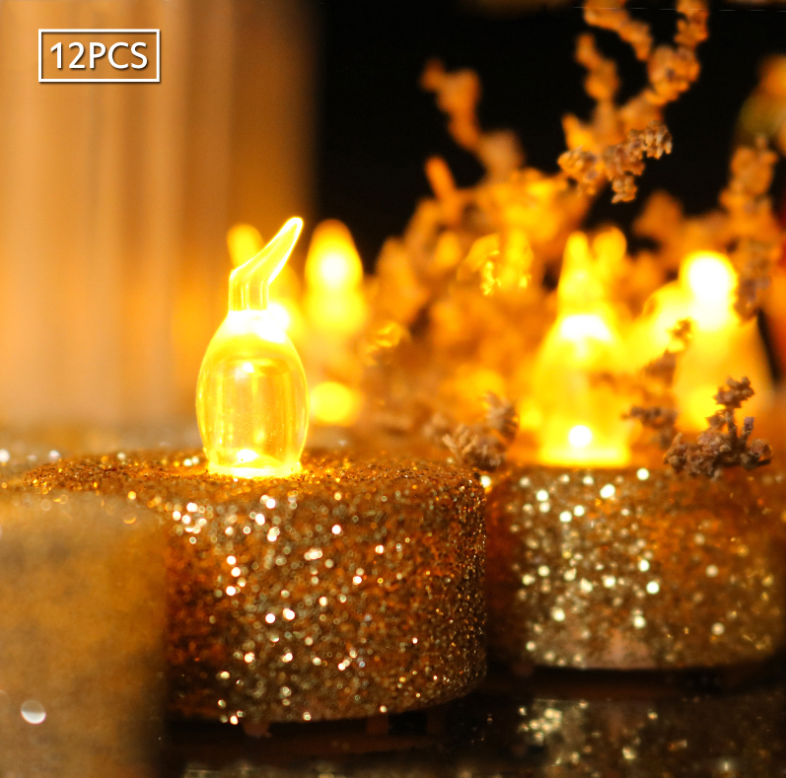 LED Tea Lights Flameless Candles 100+ Hours Flickering tealingts Candlium Tea Lights Battery Candles for Wedding Home Party