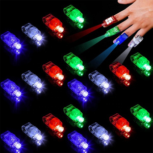 LED Light Up Party Supplies Finger Lights for Kids LED Finger Flashlight Light Up Finger Ring Toys Kids favor toys for Party