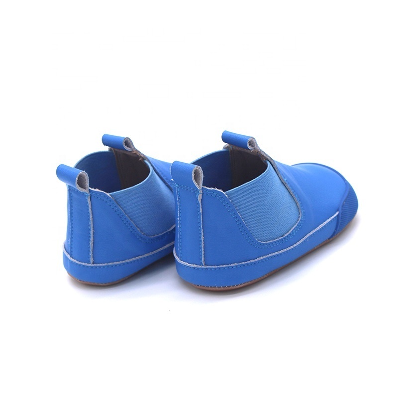 customized leather chelsea boots toddler baby wide toe box ergonomic barefoot zero drop barefoot kids shoes boots