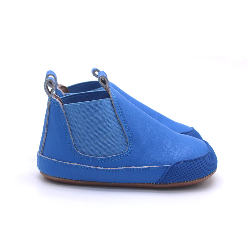 customized leather chelsea boots toddler baby wide toe box ergonomic barefoot zero drop barefoot kids shoes boots