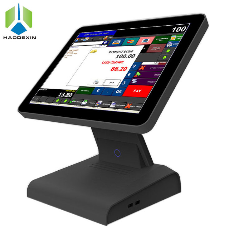 Tablet PC Desktop POS System Intel Android / Windows All in one POS terminal POS monitor Fiscal Cash Register checkout devices