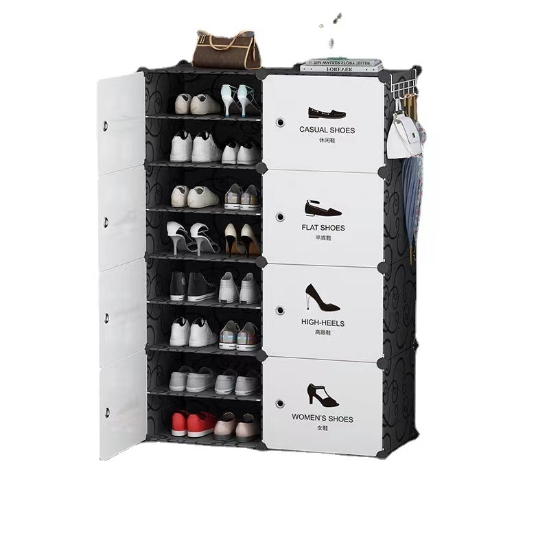 Wholesale Save Space Potable Multi Layer Shoes Cabinet Organizer Foldable Plastic Shoe Racks