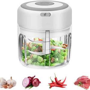 Mini Press Food Slicer Wireless USB Charging Electric Garlic Crusher Speedy Blender Mincer Garlic Masher