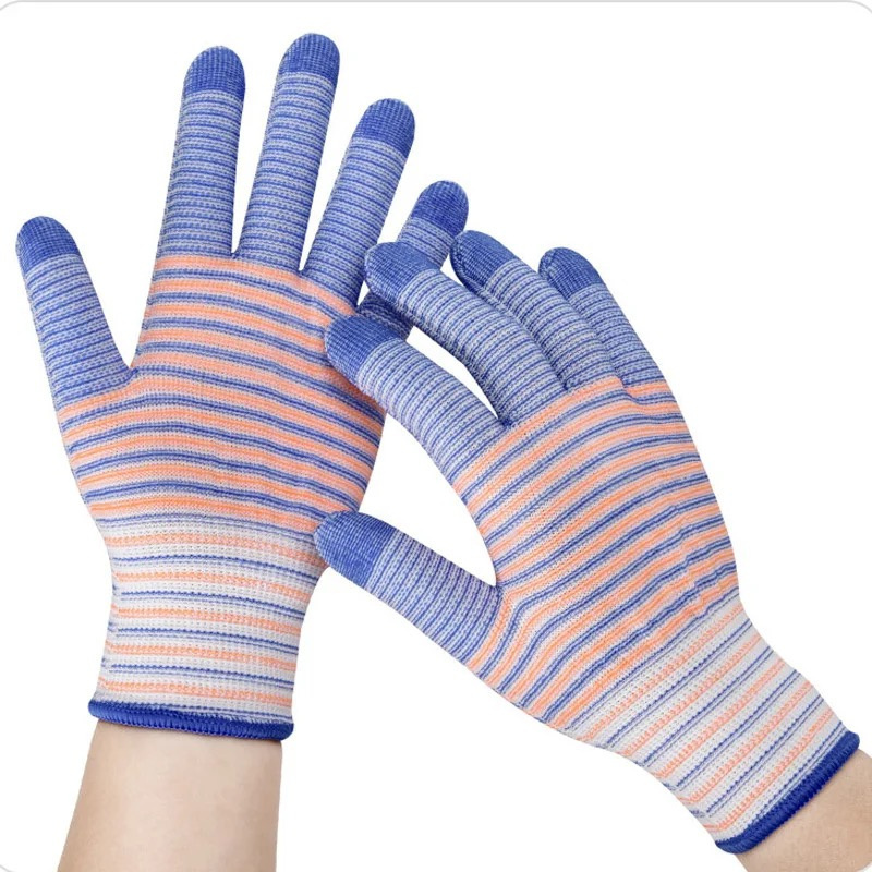 Wear-Resistant safety Gloves Shopify Non-Slip Rubber Coated Gardening Gloves Breathable Insulated Work Gloves