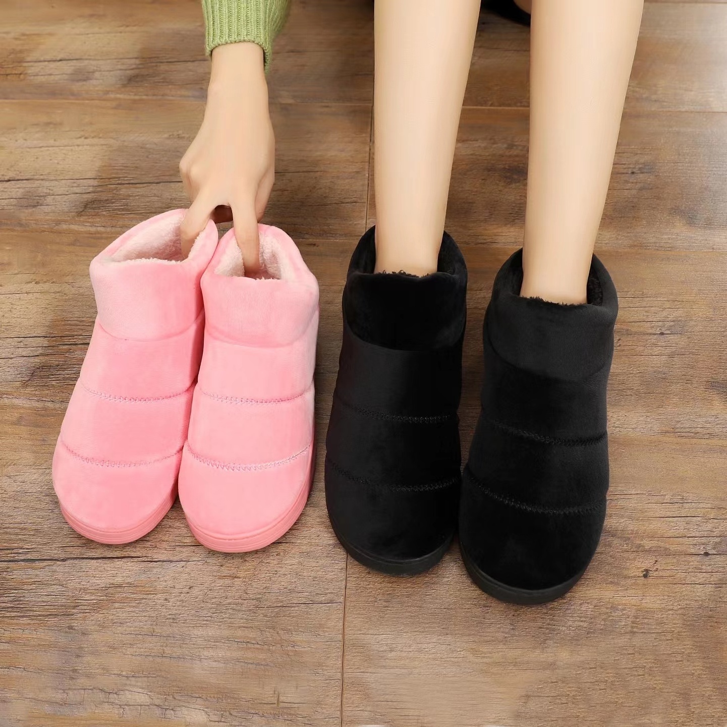 Wholesale Winter Women Warming Slippers Warming Slippers Electrically Rechargeable Heated Shoes