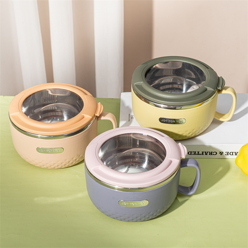 New Design Thermal Food Container Children Bento Box Kids Metal Bowl Stainless Steel Lunch Box