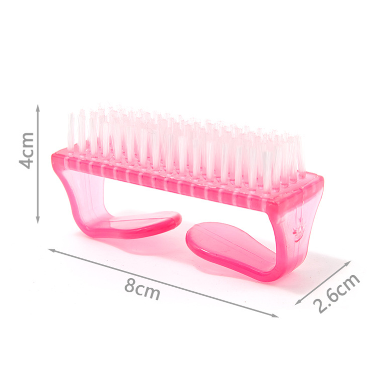 Cheap Manicure Tools 5 Colors Durable Nylon Nail Art Dust Cleaning Brush Nail Cleaner Brush