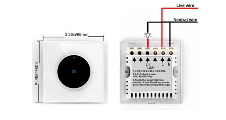 32A 40A Tuya WIFI Remote Control Water Heater Switch And Air Conditioner Smart Light Switch Alexa