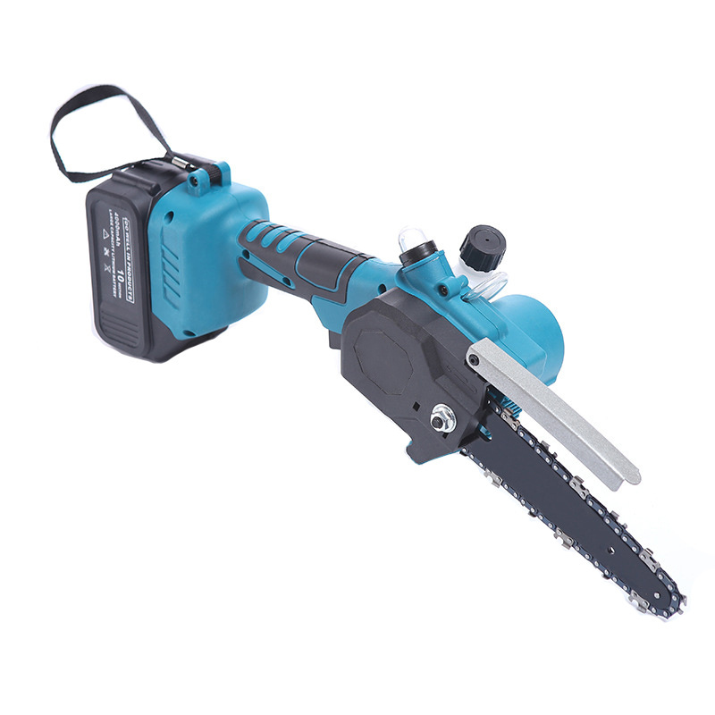 21V 6 Inch Tool Brush Wood Cutting Machine Garden Pruning Cutter Electric Power Battery Cordless Mini Chain Saws ChainSaw