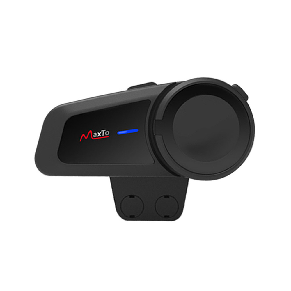 Maxto M2 Motorcycle Helmet BT 5.0 Intercom Headset 1000M FM radio 6 riders talking connect with any brand bluetooth headset