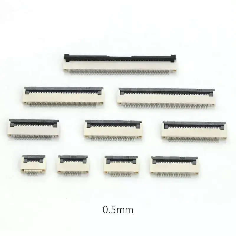 4-60pins fpc ffc Connector 0.3/0.5/1.0mm pitch 1.0mm 40p pb free smt 0.3mm 0.5mm 1.0mm pitch ffc fpc connector