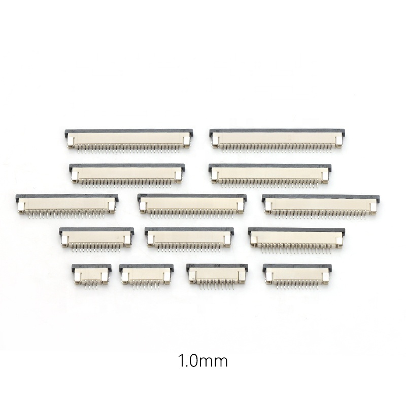 4-60pins fpc ffc Connector 0.3/0.5/1.0mm pitch 1.0mm 40p pb free smt 0.3mm 0.5mm 1.0mm pitch ffc fpc connector