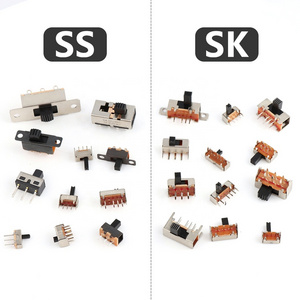 Guozhi sp3t 4pdt 2p4t 2p3t 3pin 6pin 8pin SK12D11 SK22F05 SK23D07 slide switch 2/3/4 position 2p2t DPDT smt spdt slide switch