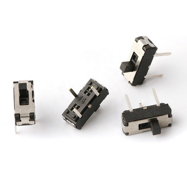 Micro slide switch 3pin 2P2T MSS22D18A SMD Vertical mini slide switch