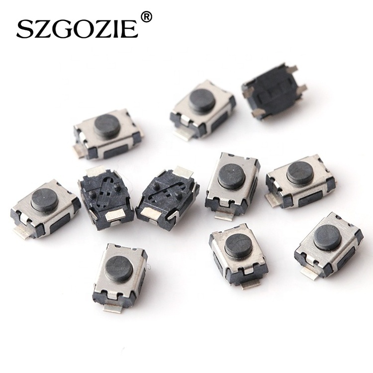 3*4*2 tactile switches foot-binding tact switch 3x4x2 2 pin mini smt tact switch