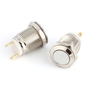 12mm flashlight push button switch Mini Testing Switch Electrical metal momentary water proof on off Small Push Button switch