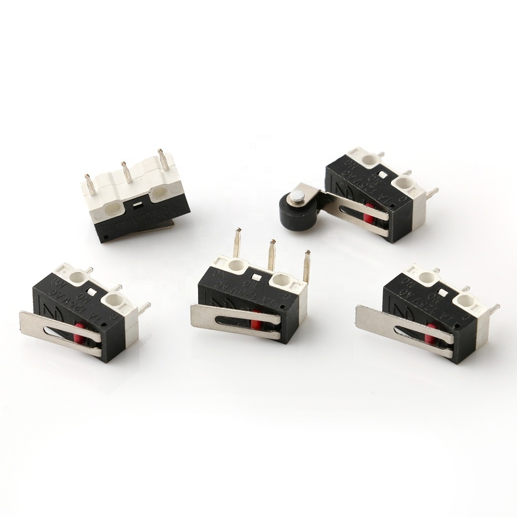 3 Pins 125V switch micro 2pin on off micro switch blade endstop microswich small micro limit switch