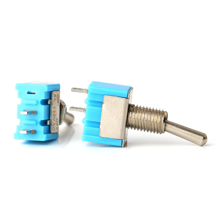 switch toggle ON-OFF MTS-102 6A250V 3pins 2 position waterproof Mini Toggle Switches