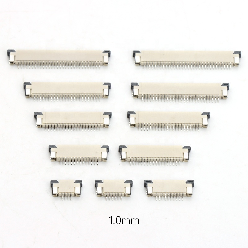 4-60pins fpc ffc Connector 0.3/0.5/1.0mm pitch 1.0mm 40p pb free smt 0.3mm 0.5mm 1.0mm pitch ffc fpc connector