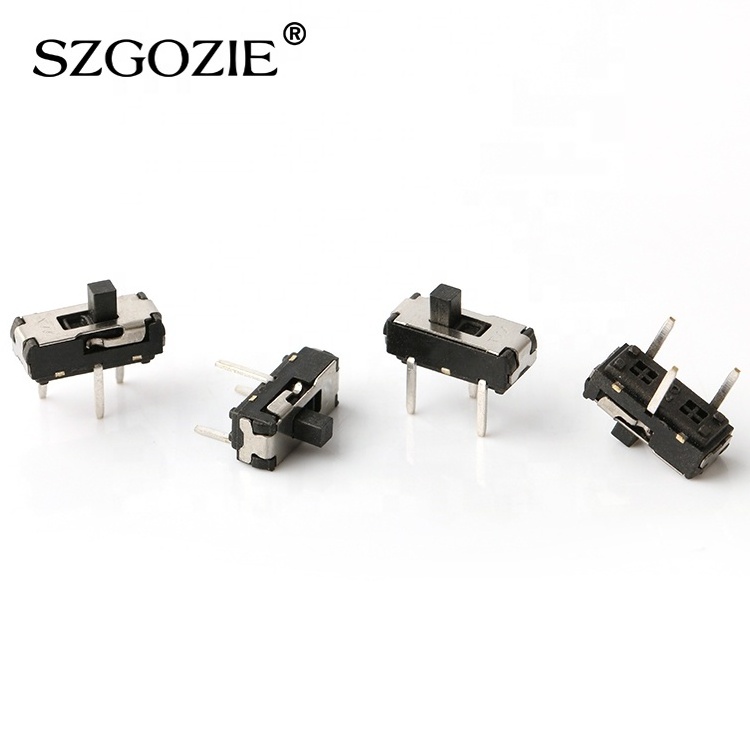 Micro slide switch 3pin 2P2T MSS22D18A SMD Vertical mini slide switch