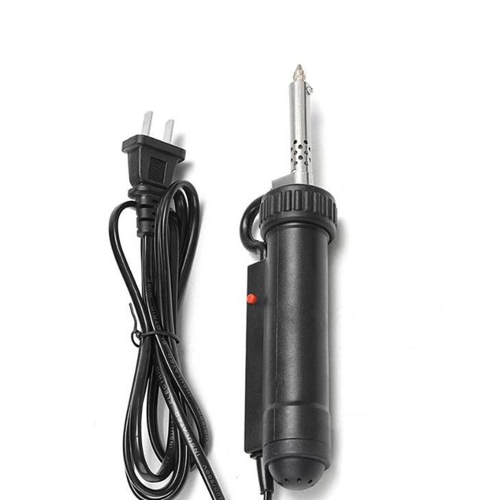 30w electric  vacuum  pump soldering iron gun welding suction heating suction sucker gun with nozzle soldering tool