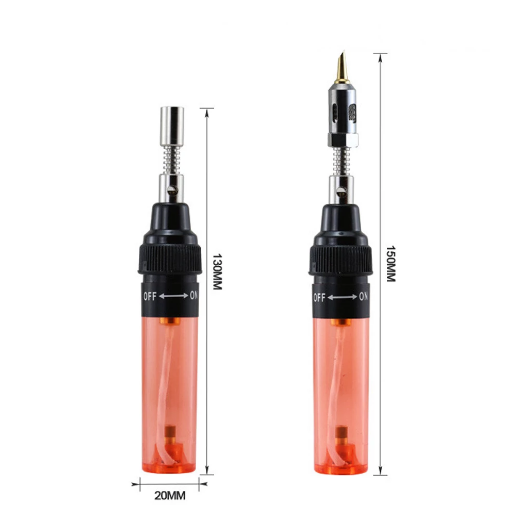 Gas Soldering Iron Pen Shaped Cordless DIY Butane Gas Gun Torch Welding Tool Portable Outdoor Soldering Blow Torch