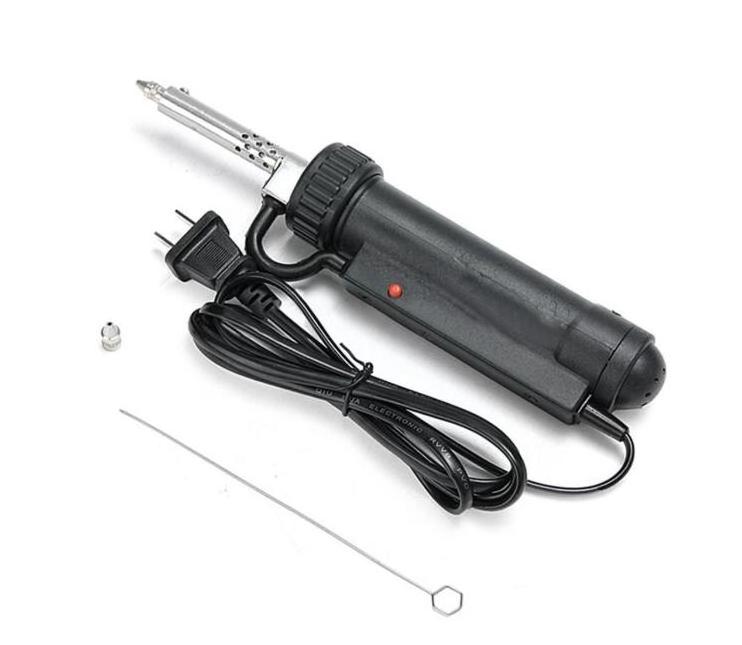 30w electric  vacuum  pump soldering iron gun welding suction heating suction sucker gun with nozzle soldering tool