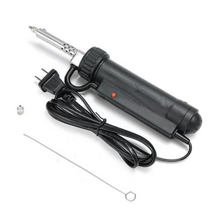 30w electric  vacuum  pump soldering iron gun welding suction heating suction sucker gun with nozzle soldering tool