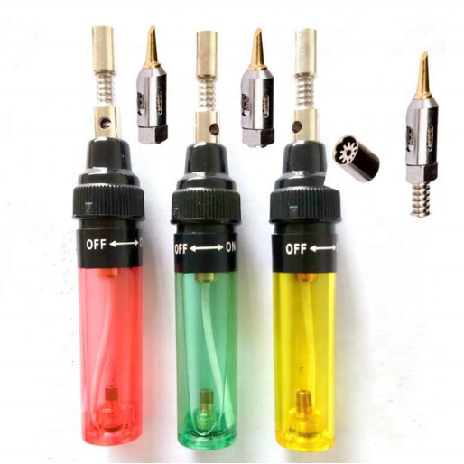 Gas Soldering Iron Pen Shaped Cordless DIY Butane Gas Gun Torch Welding Tool Portable Outdoor Soldering Blow Torch