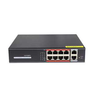 Passive poe switch 8*10/100M PoE+2*10/100M Uplink 120W network switch for Security Monitoring IP Camera