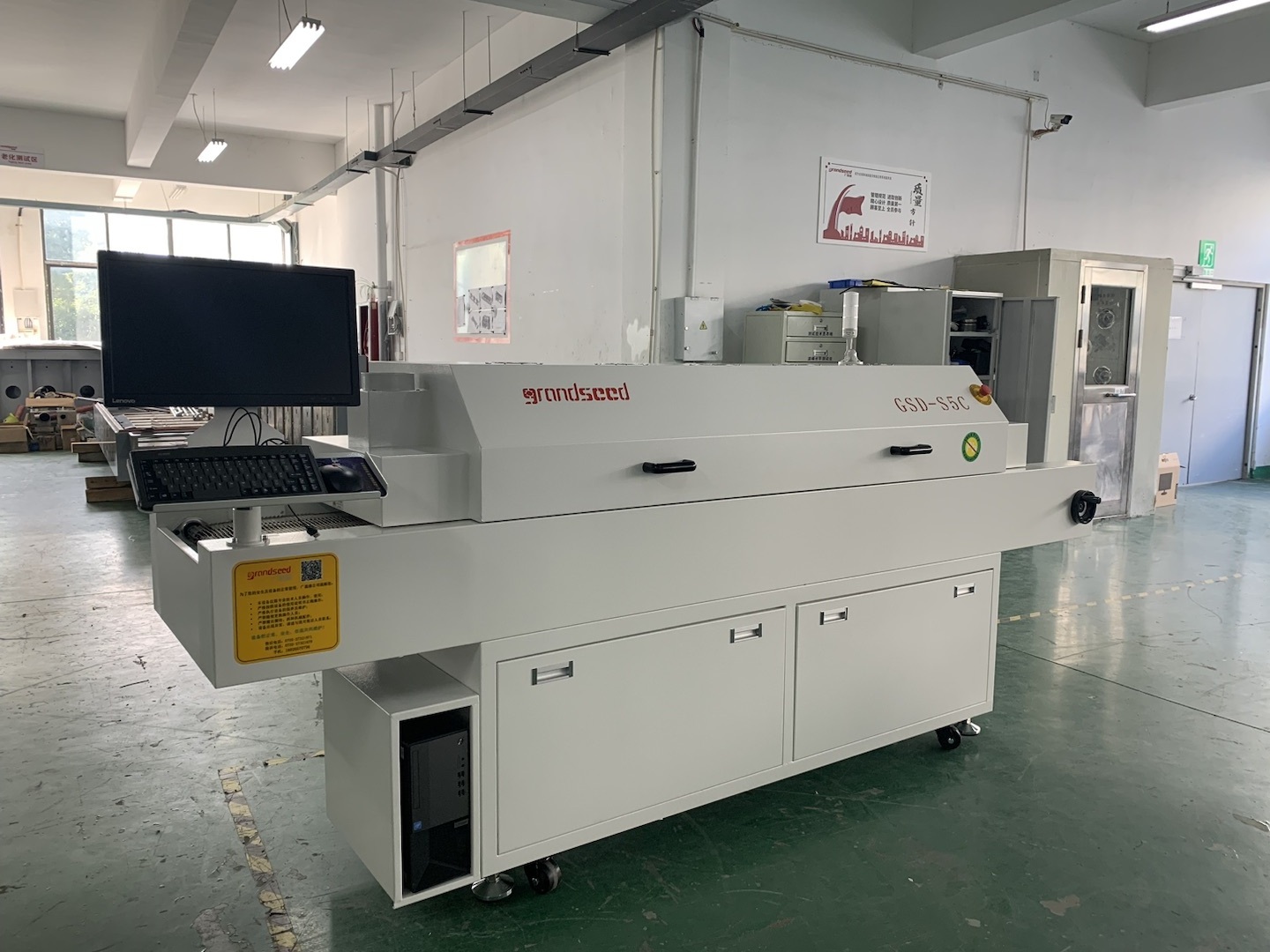 GRANDSEED GSD-S5C Small Type Hot Air Reflow Oven Factory Directly Sold by Grandseed LED Reusable Soldering Machine