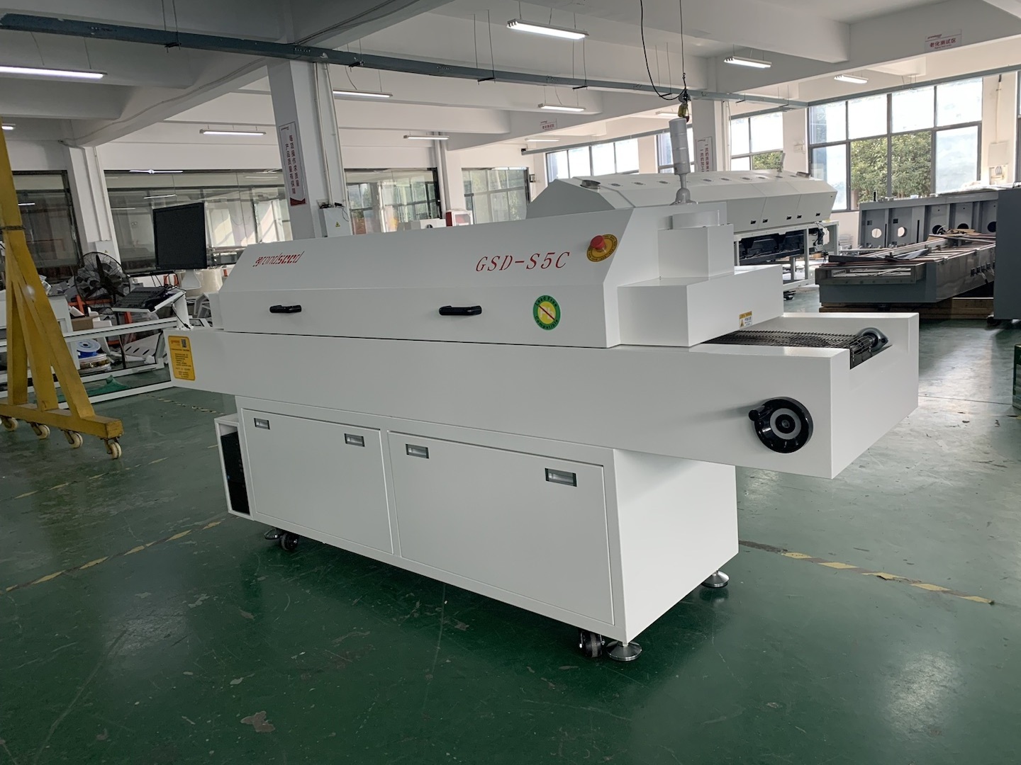 GRANDSEED led soldering machine GSD-S5C  reflow soldering small type hot air reflow oven factory price