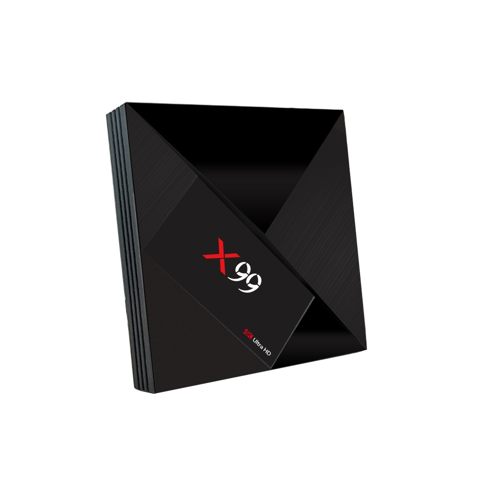 X99 TV box Powerful super Hexa-Core RK3399 Chip 8K Video Decoding 8K Video Output 2.4G\5G Dual Wifi For Industrial Project Usage