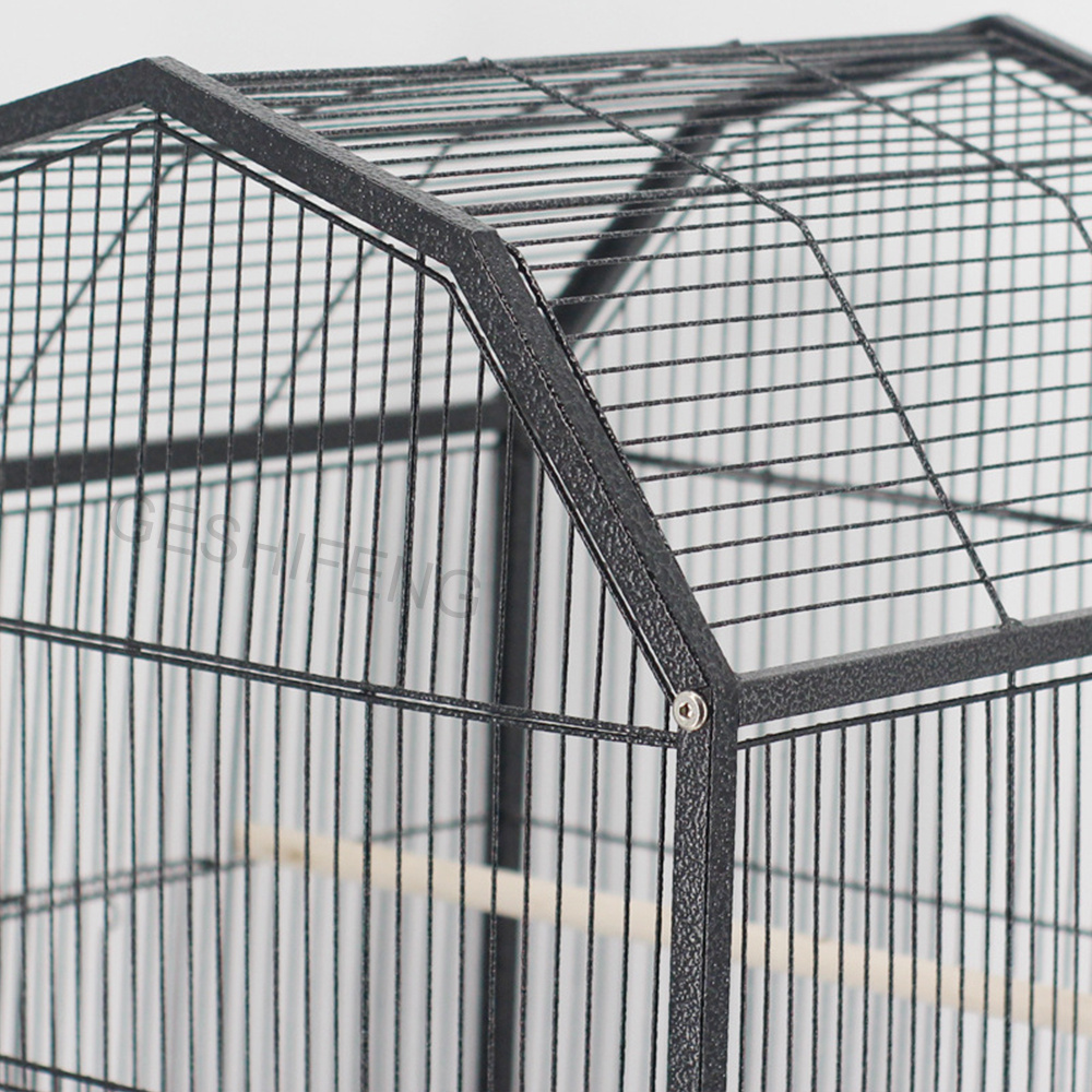 Good Selling Mushroom Birdcage Birdhouse Mossy Molds Modern Metal Luxury Stainless Steel Parret Pigeon Cage Feeder