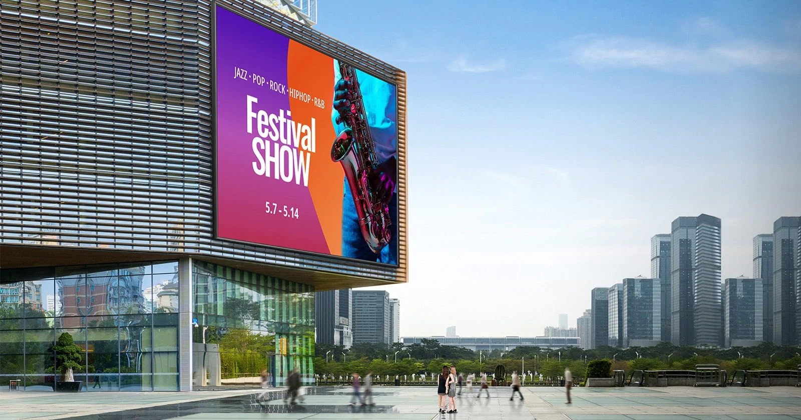 P10 SMD Big Screen Outdoor LED TV Commercial Videowall Outdoor Advertising LED Display Screen