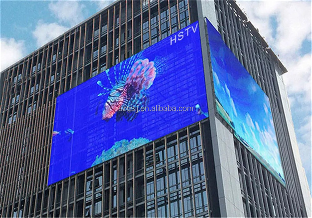 P8 P10 P15 P20 P31 Grille Window Curtain Screen Advertising Transparent Outdoor Led Display LED Media Facade