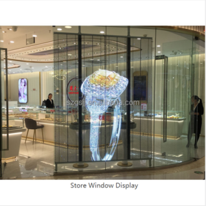 transparent film for windows led film for glass self-adhesive transparent led display film