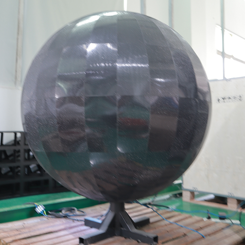 3D hot selling full color indoor 360 led sphere P3 P4 P5 P6 high brightness spherical sphere led display