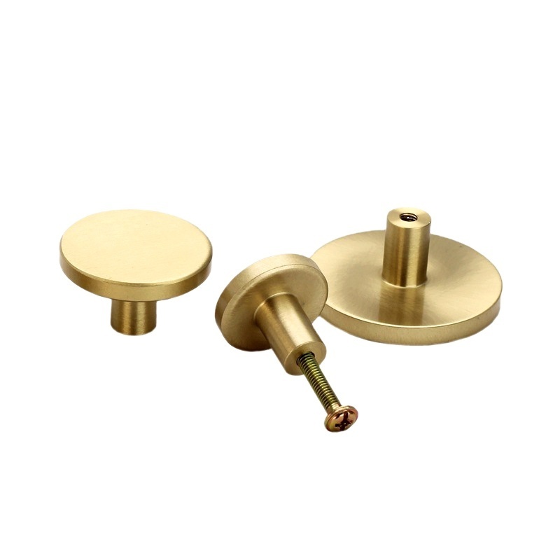 Brushed Brass Gold Furniture Drawer Cabinet Door Handles And Knobs Decorative Small Knob