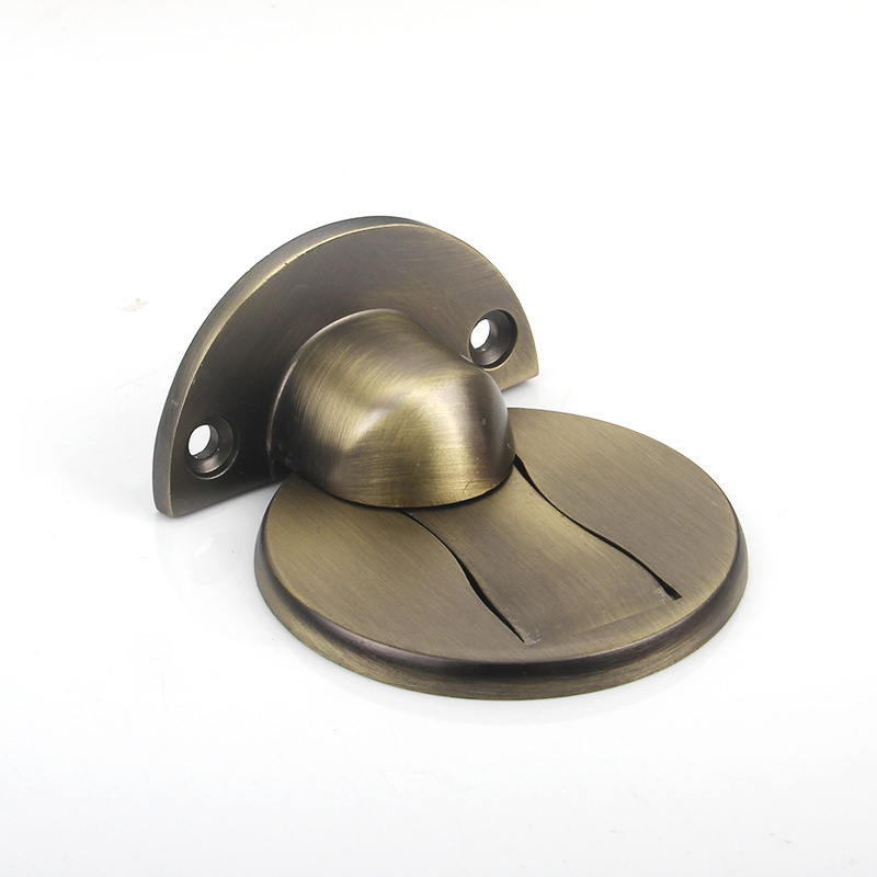 High Quality Black Gantry Heavy Duty Stainless Steel Magnetic Invisible Door Stopper