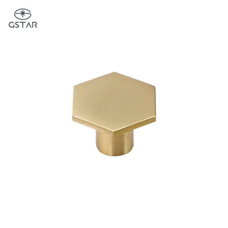 Brushed Brass Gold Furniture Drawer Cabinet Door Handles And Knobs Decorative Small Knob